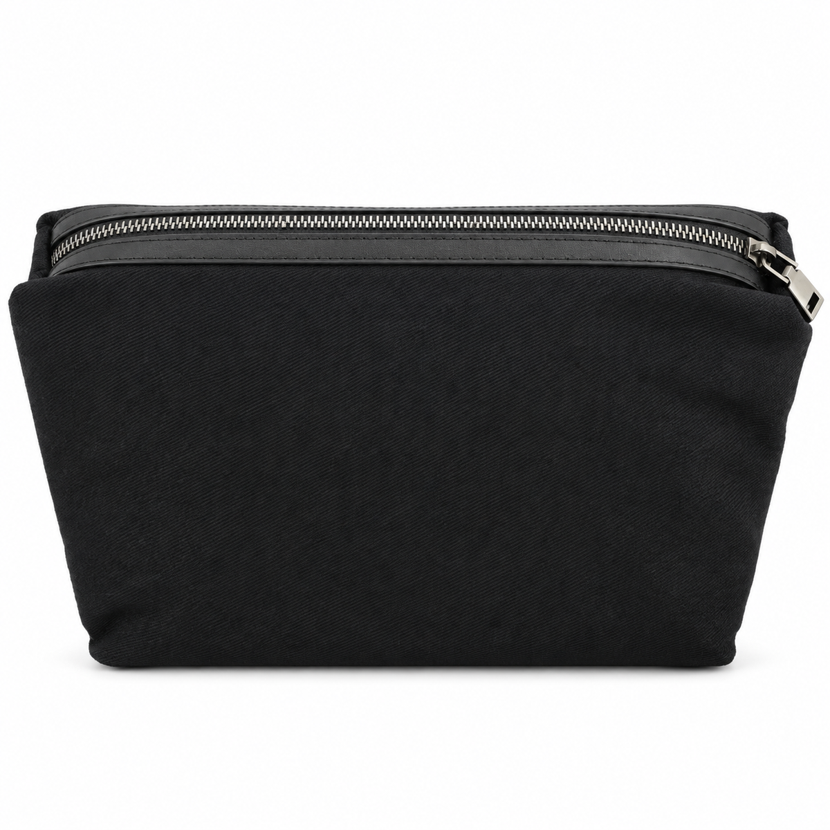 Minimalist Genuine Leather Tote Bag with Removable Pouch