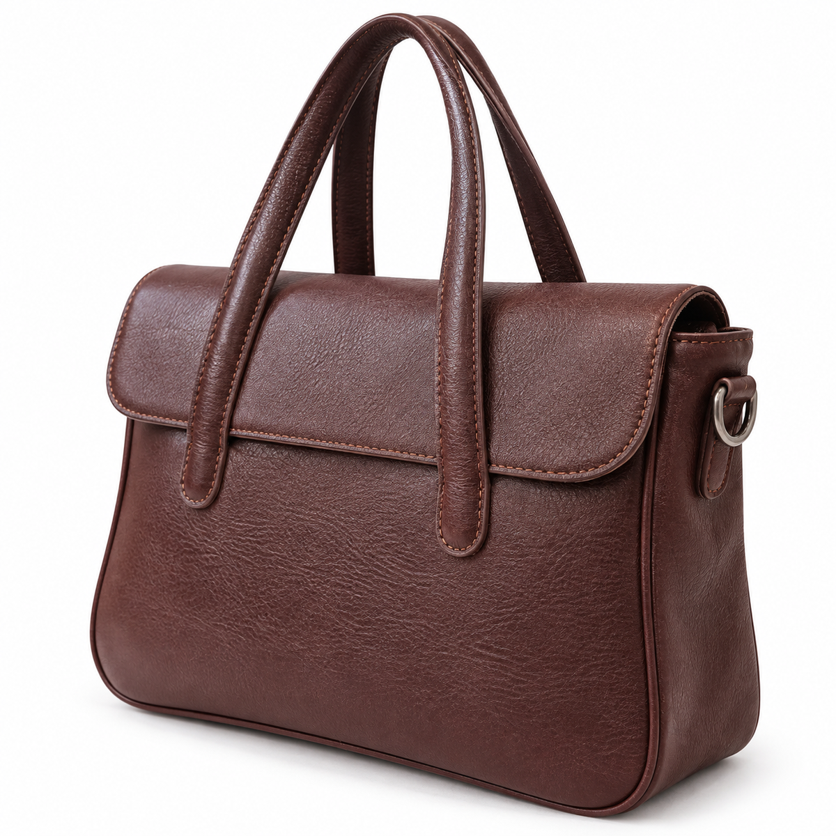 Classic Genuine Leather Top Handle & Crossbody Bag 1037