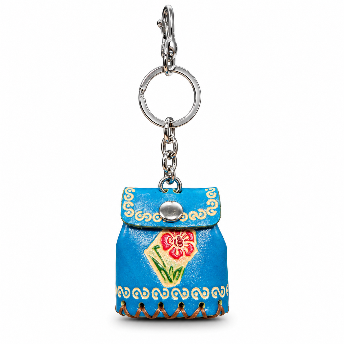 Handcrafted Leather Keyring