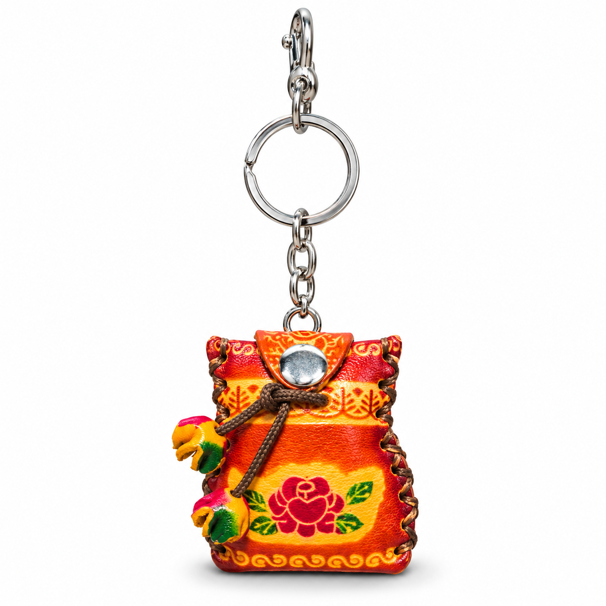 Handcrafted Leather Keyring