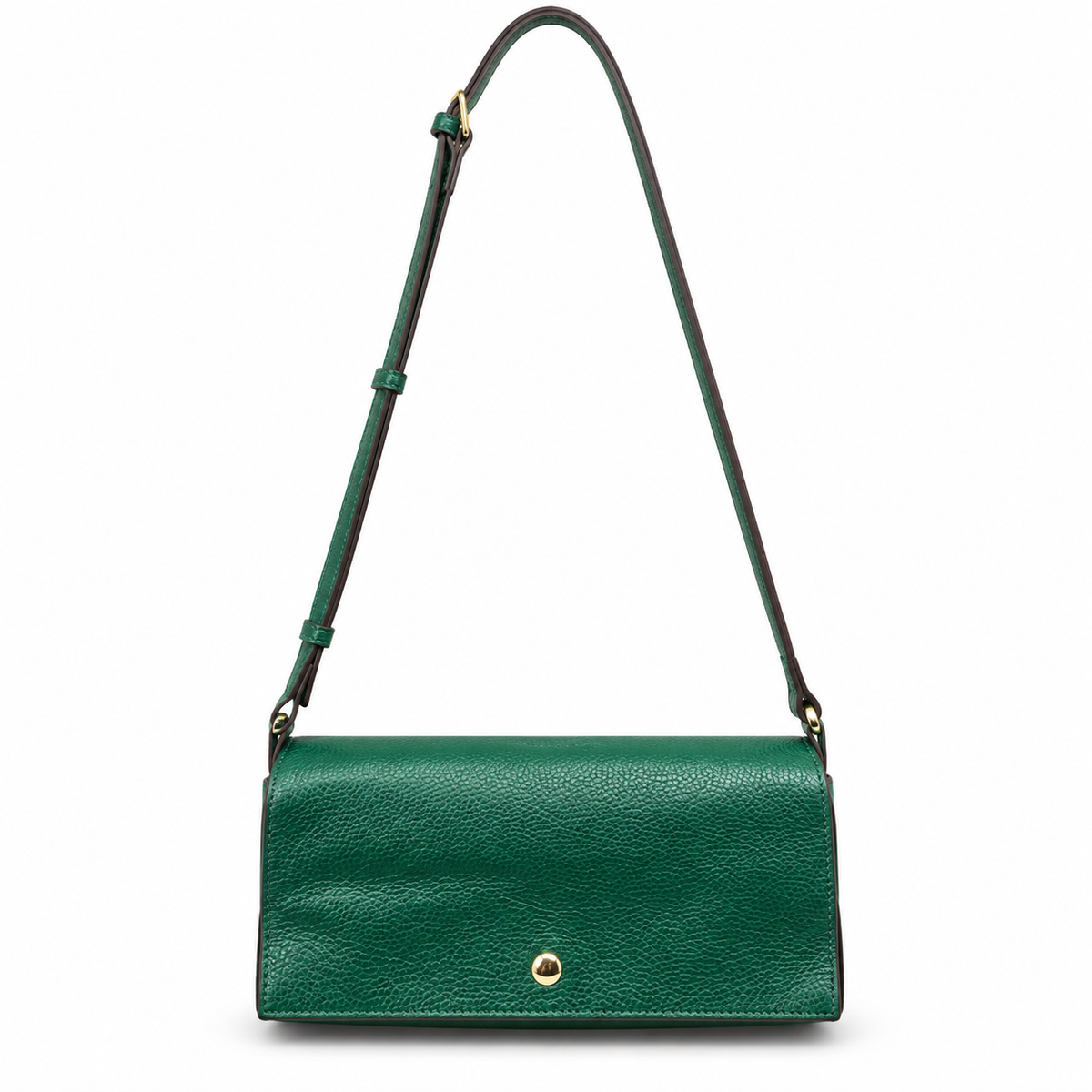 Compact Genuine Leather Crossbody Bag 69885