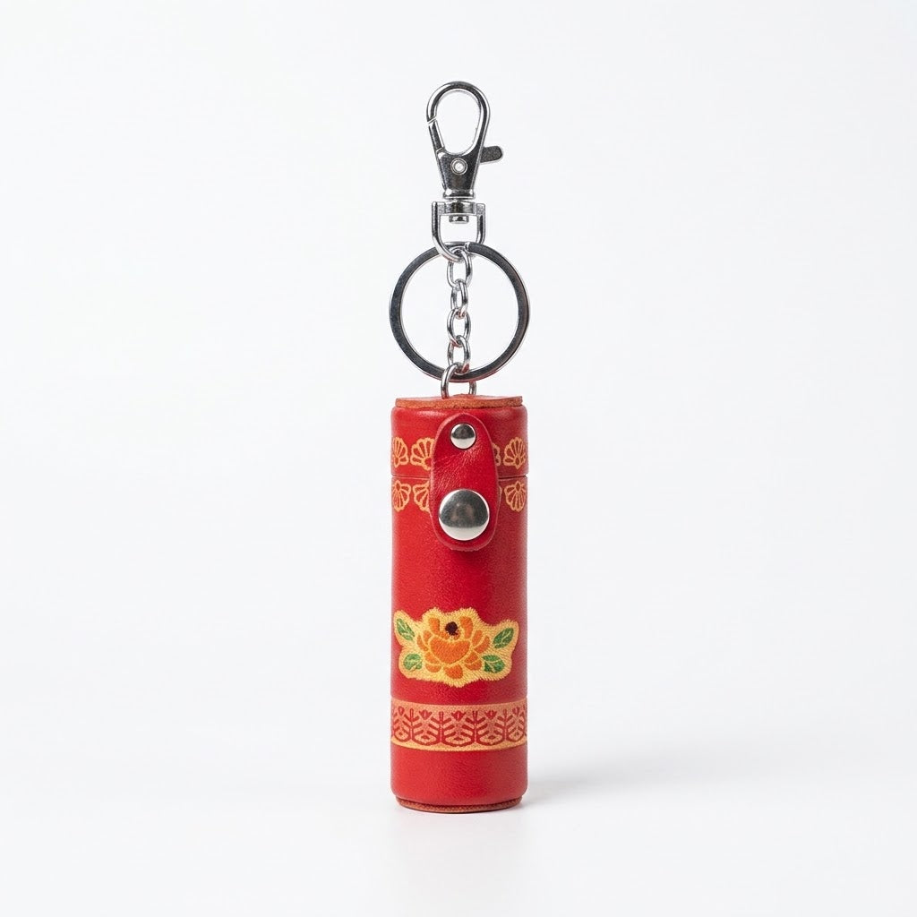 Handcrafted Leather  Keyring