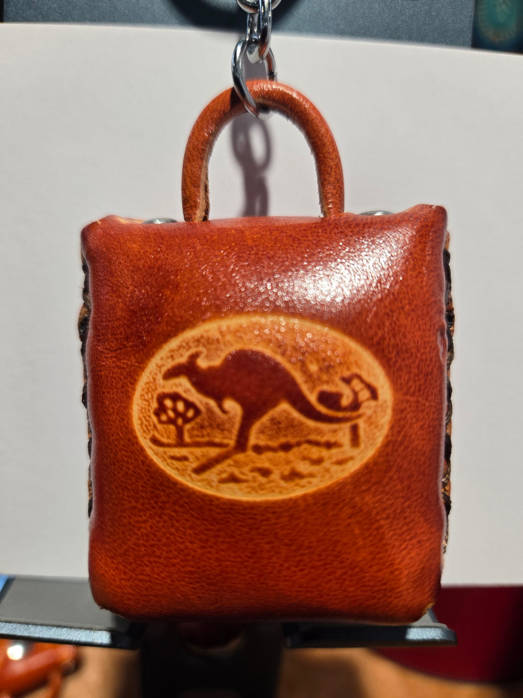 Handcrafted Leather Keyring