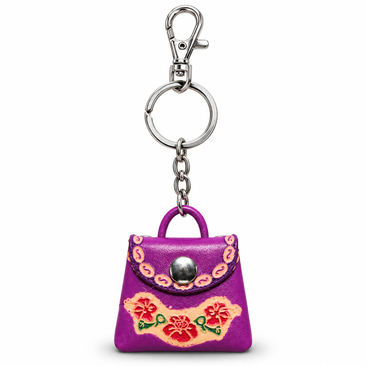 Handcrafted Leather Keyring